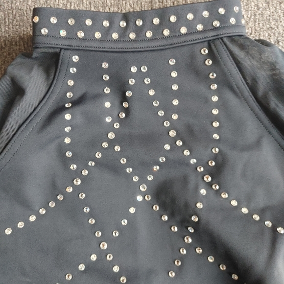 NWOT - Ivy Sky Girls Crystal Long Sleeve Dance Leotard Style #MT12007 - Picture 5 of 9